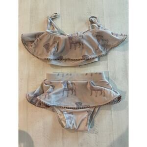 Kate Quinn 12-18 Month Pug Two Piece Bikini Swimsuit EUC